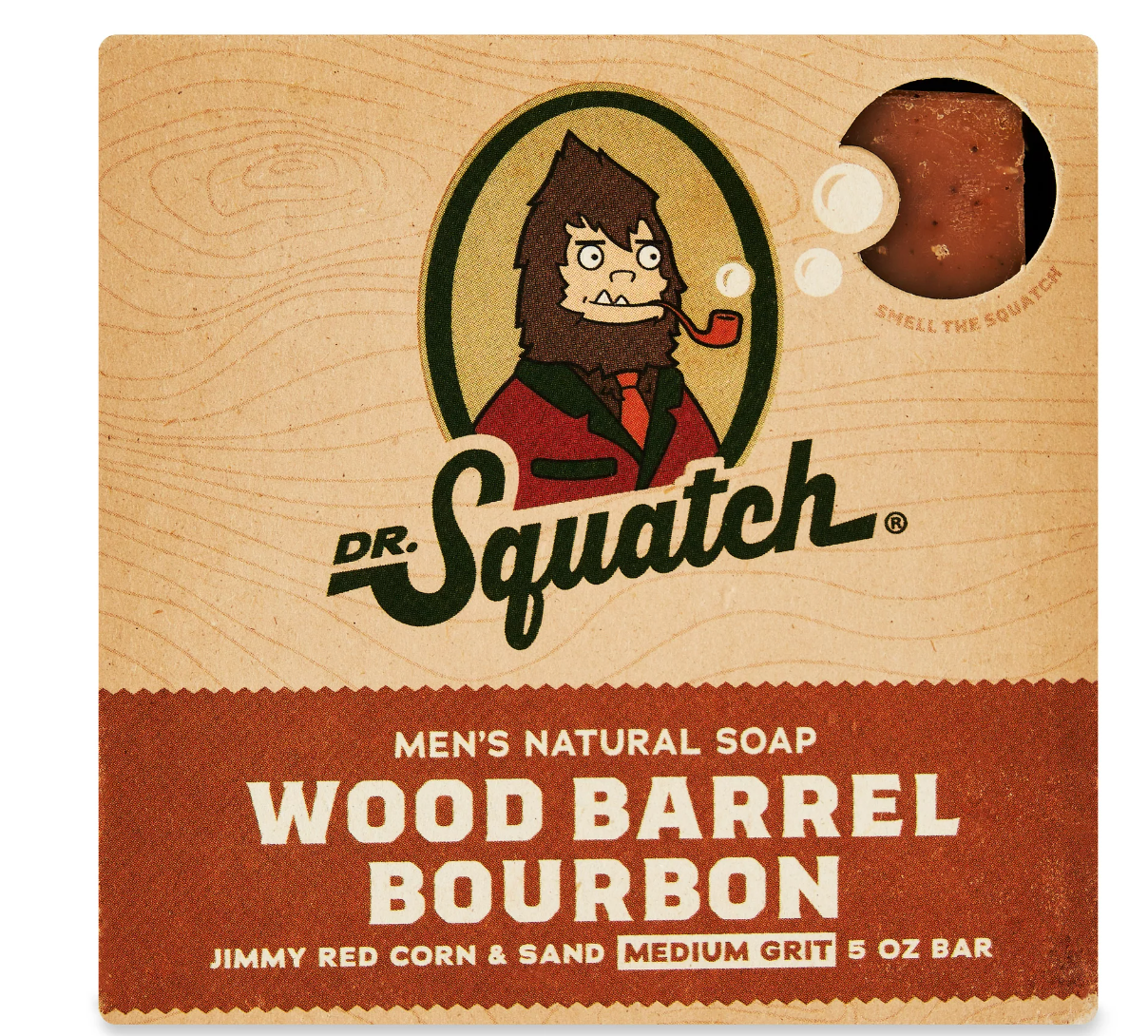 Dr. Squatch Natural Bar Soap, Pine Tar, 5 oz