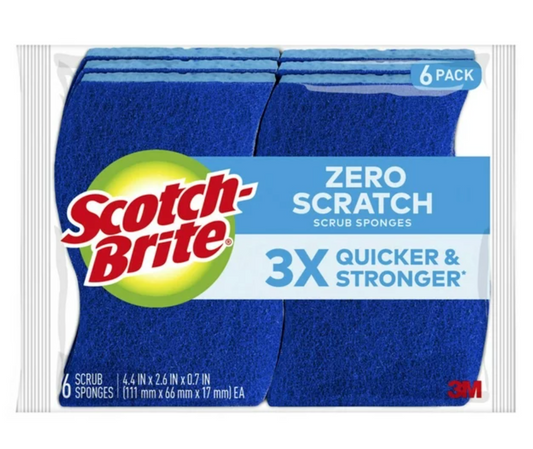 Scotch-Brite Zero Scratch Non-Scratch Scrub