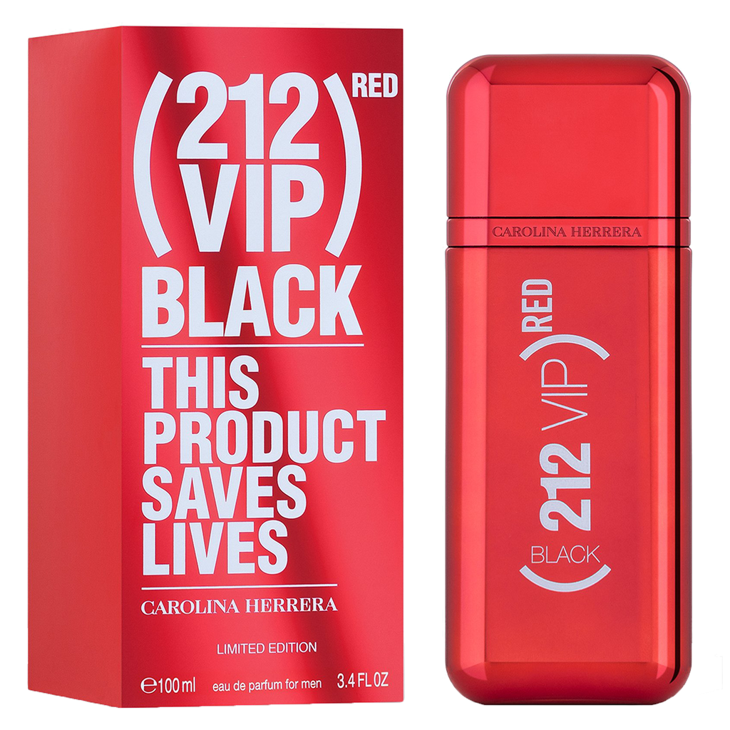 212 vip Black Red by Carolina Herrera