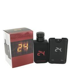 24 Go Dark The Fragrance Eau De Toilette Spray + .8 oz Mini Pocket Spray By Scentstory - Chio's New York