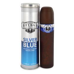 Cuba Silver Blue Eau De Toilette Spray By Fragluxe - Chio's New York