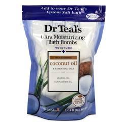 Dr Teal's Ultra Moisturizing Bath Bombs Five (5) 1.6 oz Moisture Rejuvinating Bath Bombs with Coconut oil, Essential Oils, Jojoba Oil, Sunfower Oil (Unisex) By Dr Teal's - Chio's New York