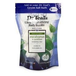 Dr Teal's Ultra Moisturizing Bath Bombs Five (5) 1.6 oz Moisture Rejuvinating Bath Bombs with Eucalyptus & Spearmint, Essential Oils, Jojoba Oil, Sunflower Oil (Unisex) By Dr Teal's - Chio's New York