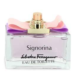 Signorina Eau De Toilette Spray (Tester) By Salvatore Ferragamo - Chio's New York