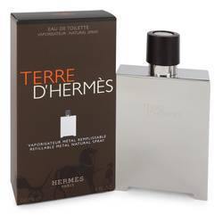 Terre D'hermes Eau De Toilette Spray Refillable (Metal) By Hermes - Chio's New York
